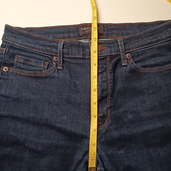 Banana Republic Jeans Size 29/8 Sculpt Skinny Mid Rise Dark Wash - Picture 7 of 9